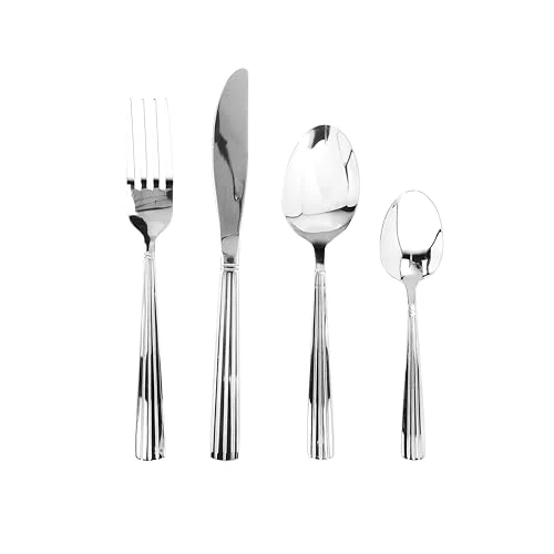 Limited-time offer: Tognana Athena 24-Piece Cutlery Set, Stainless Steel, Grey from 26.75 GBP to 26.75 GBP (save 0%)