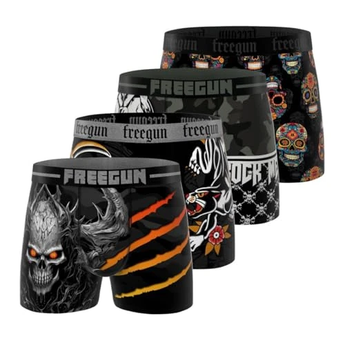 Begrenztes Angebot: FREEGUN Boxershorts Herren Langlebig, Unterhosen Männer, Laufen von 25.51 EUR auf 25.51 EUR (Rabatt 0%)