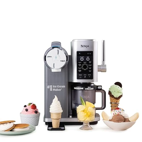 Offerta a tempo: Ninja CREAMi Swirl - Macchina per gelato e servire, sorbetto, frappè, yogurt congelato, programma a basso contenuto calorico e altro, 13 in 1, manico morbido e 2 confezioni di crema Swirl da 453,6 g, - 0.00% da 289.00 € a 289.00 €
