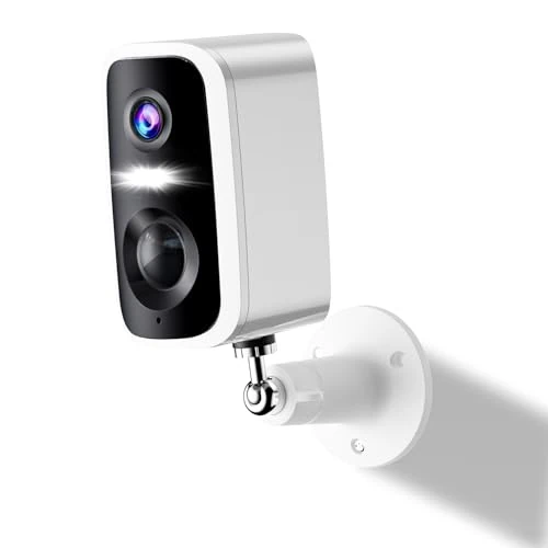 Bytelink Kamera Monitorująca Zewnętrzna/Wewnętrzna, 2K, Kolorowe Widzenie Nocne, Zasilanie Akumulatorowe