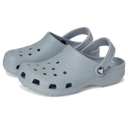 Crocs Unisex Kids Classic Clog K Clogs, Concrete, 1 UK