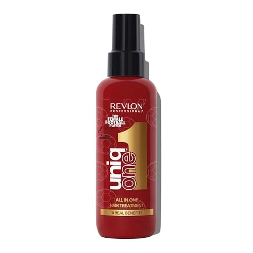 Offerta a tempo: REVLON PROFESSIONAL UniqOne Hair Treatment Aitana Bonmatí Limited Edition, 150 ml, Leave in cura per capelli per una migliore pettinabilità e lucentezza, cura dei capelli senza risciacquo, spray - 0.00% da 11.54 € a 11.54 €
