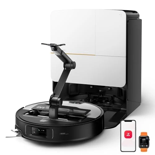 Offre limitee: roborock Saros Z70 Robot Aspirateur 22 000Pa, Bras Mécanique OmniGrip, Châssis AdaptiLift, FlexiArm Riser, Système Autonome StarSight 2.0, Station Multifonctionnelle 4.0, 7,98cm Ultra-mince, APP/Vocal de 1799.00 EUR a 999.00 EUR (economie 44%)