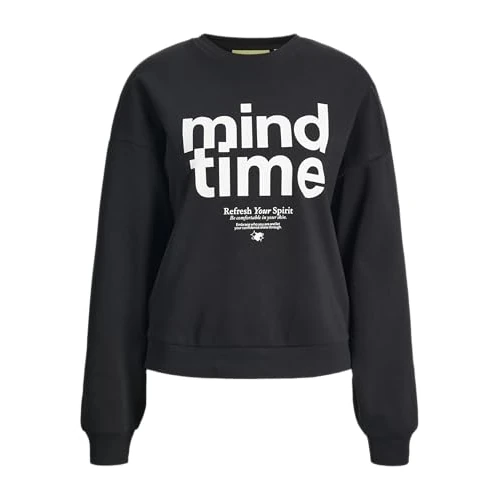 JACK & JONES Jxmimi RLX Ls Print Crew SWT