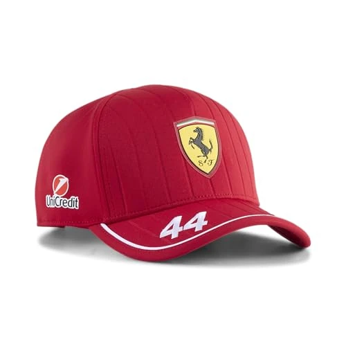 Limited-time offer: PUMA Scuderia Ferrari F1 2025 Lewis Hamilton Kids' Cap - Red- One Size Fits Most from 35.98 GBP to 35.98 GBP (save 0%)