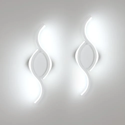 Oferta limitada: Comely Led Aplique de Pared Blanco Luz Blanca 35.5cm de 39.99 € a 39.99 € (ahorro 0.00%)