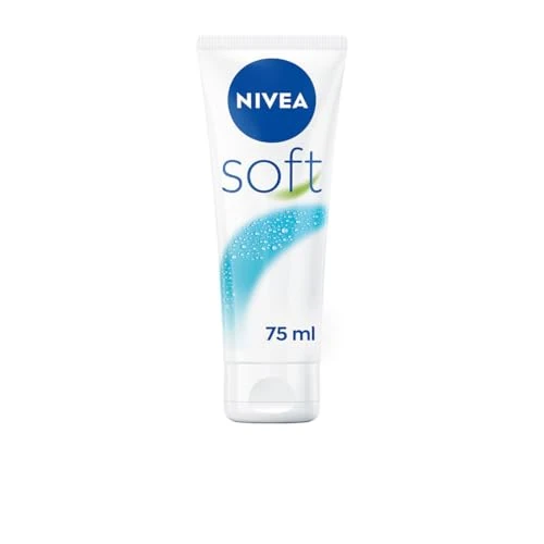 Offerta a tempo: NIVEA Soft (1 x 75 ml), crema multiuso con olio di jojoba e vitamina E, idratante intensiva per la cura della pelle del viso, del corpo e delle mani, senza parabeni - 38% da 6.95 € a 4.33 €