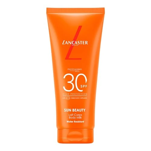 Offerta a tempo: Lancaster Sun Beauty Body Milk - Latte Solare Corpo SPF30, Texture Leggera, Contrasta il 100% dello Spettro Solare, Stimola l'Abbronzatura Resistente all'Acqua, 100ml - 22% da 29.89 € a 23.29 €