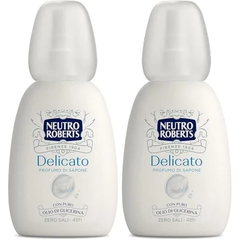 Offerta a tempo: Neutro Roberts, Deodorante Vapo Delicato, Zero Sali di Alluminio, Con Puro Olio di Glicerina, Deodorante Uomo e Donna, Dermatologicamente Testato, Plastica 100% riciclata, 75 ml, Zero gas 48h - 45% da 7.98 € a 4.38 €