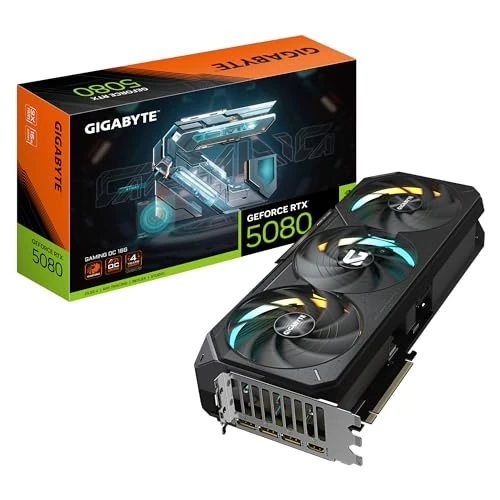 Offerta a tempo: Gigabyte GeForce RTX 5080 GAMING OC 16G Scheda Grafica - 16GB GDDR7, 256 bit, PCI-E 5.0, 2730MHz Core Clock, 3 x DisplayPort, 1 x HDMI, GV-N5080GAMING OC-16GD - 22% da 1645.95 € a 1284.99 €