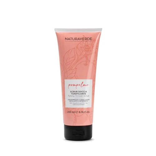 Offerta a tempo: NATURAVERDE | Scrub Corpo Doccia Tonificante e Esfoliante al Pompelmo e Argilla Rosa, 200 ml - 31% da 2.90 € a 1.99 €