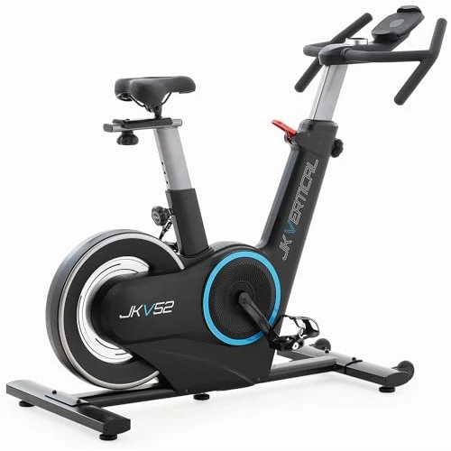 Offerta a tempo: JK Fitness Spin Bike JKV52 | Indoor Cycling Magnetica Professionale con Freno Elettronico [Volano 22 Kg] Trasmissione a Cinghia Silenziata, Console LED, App Compatibili, Fascia Cardio Inclusa - 0.00% da 949.00 € a 949.00 €