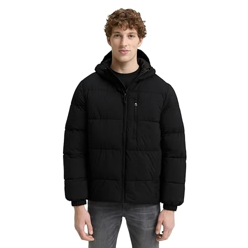 Offerta a tempo: TOM TAILOR Denim Giacca da Uomo 1046901, 29999-nero, XXL, 29999 - Black, XXL - 0.00% da 89.99 € a 89.99 €
