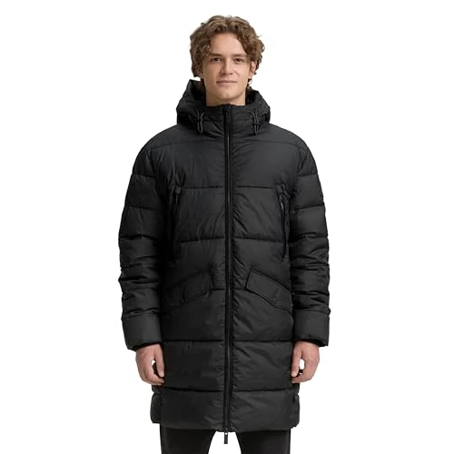 Limited-time offer: TOM TAILOR Men's 1047209 Parka, 29999-Black, XL, 29999 - Black, XL from 131.20 £ to 131.20 £ (save 0.00%)