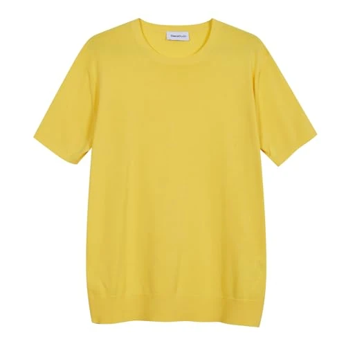 Zeitlich begrenztes Angebot: Diana Studio – T-Shirt aus 100 % frischer, extra gezwirnter Baumwolle T-Shirt, Herren, Gelb, Größe XXL von 38.50 € auf 38.50 € (0.00% Rabatt)