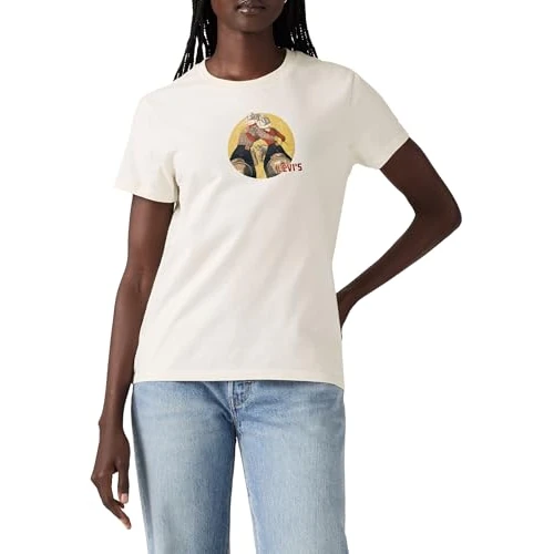 Oferta limitada: Levi's The tee, Camiseta Mujer, Sweethearts Cowboys, S de 14.50 € a 11.95 € (ahorro 18%)