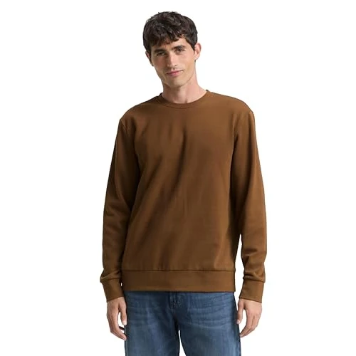 TOM TAILOR Felpa da Uomo, 23900 - Palma Scura, M