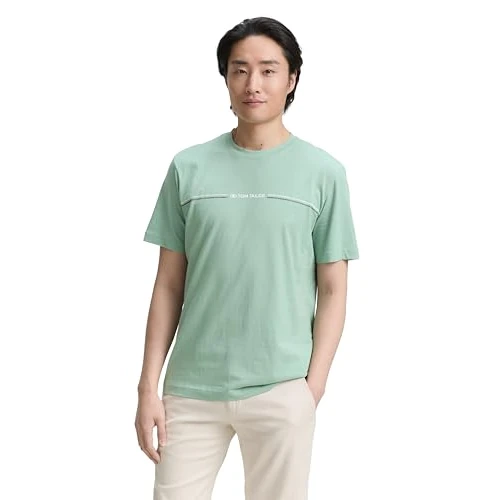 Offerta a tempo: TOM TAILOR Maglietta da Uomo, 22577 - Dust Green, XS - 48% da 19.99 € a 10.36 €