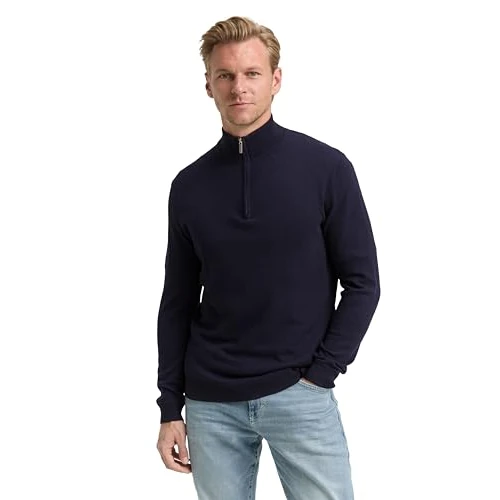 Offerta a tempo: TOM TAILOR Maglione da Uomo, 13160 - Navy mélange, 3XL - 0.00% da 23.45 € a 23.45 €