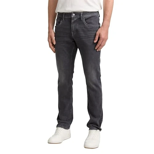 TOM TAILOR Denim Jeans da Uomo, 10220 – Used Dark Stone Grey Denim, 29W x 30L