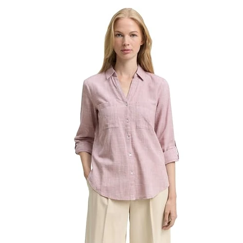 Oferta limitada: TOM TAILOR 1042334 Blusas, 28854-Wineberry Rose, 44 Mujeres de 55.99 € a 13.82 € (ahorro 75%)