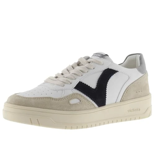 victoria Sneaker Unisex Seul Lederoptik & Farbige & Veloursleder Einsätzen 1257101 für Erwachsene GRIS 41
