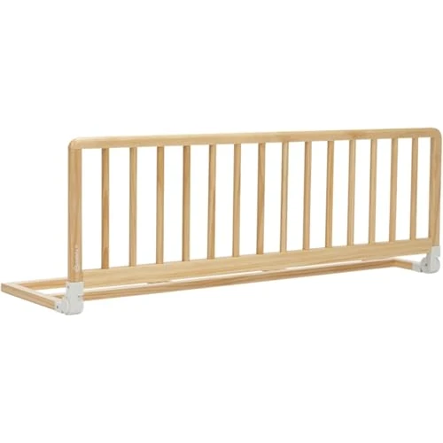 Offerta a tempo: Safety 1st Barriera Letto Legno 110 cm, Sponda 18 Mesi - 5 Anni, Sbarra Letto Bambini, Paracolpi Anti Caduta in Legno Certificato FSC, Facile da Piegare e Conservare, Natural Wood - 15% da 54.99 € a 46.74 €