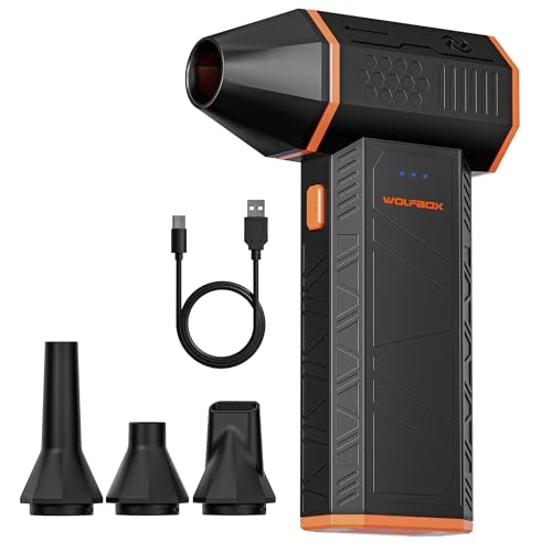 Limited-time offer: WOLFBOX MegaFlow 50 Compressed Air Duster, 110,000 RPM, 3-Gear Adjustable from $39.99 to $39.99 (save 0.00%)