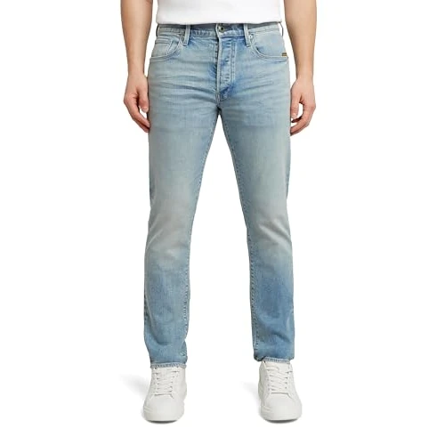 Zeitlich begrenztes Angebot: G-Star Herren 3301 Slim Jeans Jeans, Mehrfarben (Sun Faded Pacific Blue 51001-d930-h466), 38W / 34L von 89.90 € auf 89.90 € (0.00% Rabatt)