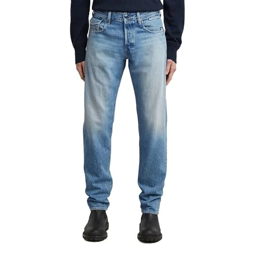 Oferta limitada: G-STAR Pantalones Vaqueros Morry FWD Regular Tapered para Hombre, Azul Sun Faded Air Force Blue D26141-d436-c947, 30W / 30L de 112.36 € a 22.93 € (ahorro 79.59%)