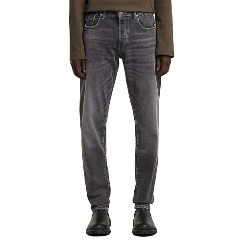 G-STAR Men's Morry FWD 3D Regular Tapered Jeans, Faded Grey Manta D26141-e105-h543, 36 W/32 L