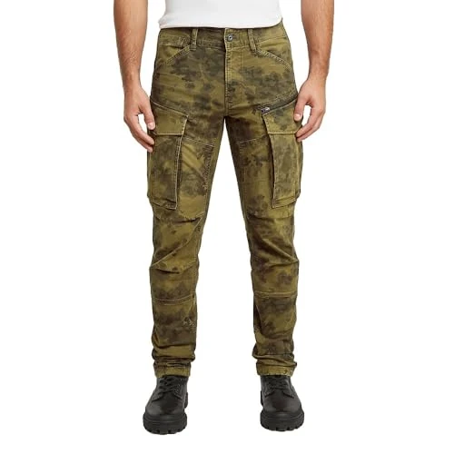 Limited-time offer: G-STAR 8719965012981 Rovic Zip 3D Regular Tapered Pants, Multicoloured (Vintage Dust Dark Olive Forest Camo D02190-e081-h584), 33 W/32 L from 76.20 GBP to 76.20 GBP (save 0%)