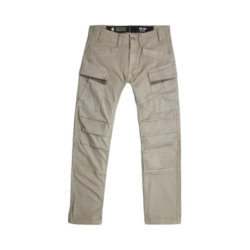 G-STAR Men's 3D Regular Straight Cargo Pants, Beige (Elephant Skin Gd D26950-c106-g107), 30 W/32 L