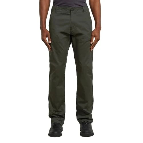 G-STAR Mosa Straight Chino Pantaloni, Grigio (Asfalt D25547-5126-995), 27W x 30L Uomo