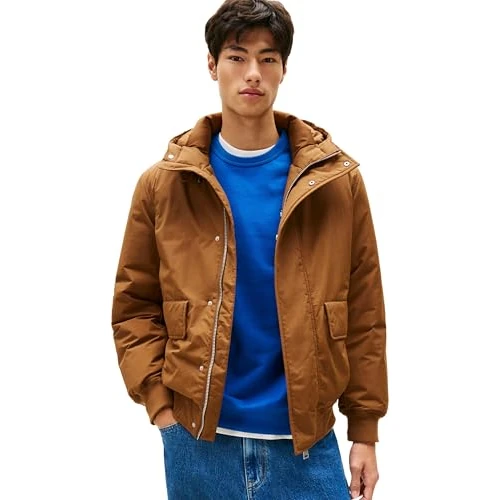 Zeitlich begrenztes Angebot: Tommy Jeans Herren Tjm City Ready Bomber Dm0dm22032 Andere Jacken, Brown (Pecan Nut), S EU von 249.90 € auf 46.47 € (81% Rabatt)