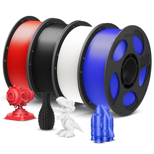 Oferta limitada: ANYCUBIC PLA + Filamento, Mayor Resistencia, Filamento PLA Plus con Bobina Desmontable,Filamento para Impresora 3D,Reconocimiento RFID,4KG,Negro Perla&Blanco Brillante&Rojo Brillante&Azul Deslumbrante de 50.99 € a 50.99 € (ahorro 0.00%)
