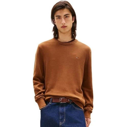Oferta limitada: Tommy Jeans Jersey Hombre Sweater Slim Fit, Beige (Coastal Taupe), 3XL de 89.90 EUR a 62.00 EUR (ahorro 31%)