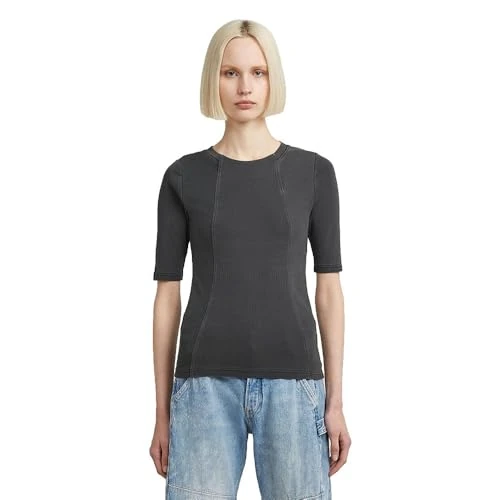 Oferta limitada: G-STAR Washed a Line Slim Rib r t 1 SL Wmn, Negro Dk Black GD D26936-e127-b564, L de 25.65 € a 25.65 € (ahorro 0.00%)