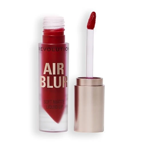 Offerta a tempo: Revolution, Air Blur Rossetto Liquido Matte, Colore Labbra Lunga Durata, Vegan & Cruelty-Free, Fiery Red, 3.5ml - 45% da 7.99 € a 4.39 €