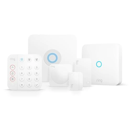Offerta a tempo: Ring Intercom + Kit Ring Alarm - S | Il duo perfetto per il controllo della tua casa in un unico conveniente pacchetto | Compatibile con Alexa - 40% da 349.98 € a 209.98 €