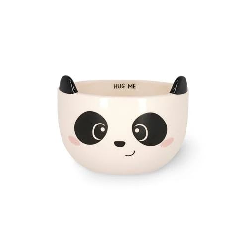 Offerta a tempo: Legami - Tazza in Gres per Cereali Buongiorno! Tema Panda, Tazza per la Colazione, Utilizzabile in Microonde, Lavabile in Lavastoviglie, Capacità fino a 400 ml, 12 x 9 cm - 0.00% da 12.94 € a 12.94 €