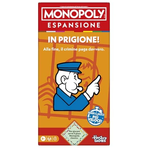 Monopoly EXPANSION IN PRISON (to play serves the classic Monopoly game) - 6 Players, Age 8+