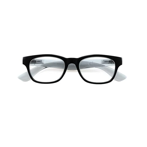 Corpo-otto Lunettes de lecture Classic Noir-Gris +2,00, Noir - Gris, 2 Diottria