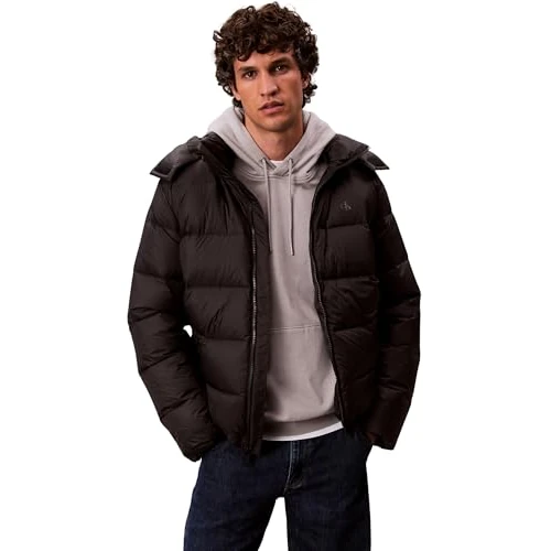 Tijdelijke aanbieding: Calvin Klein Jeans Heren LS NYLON ZIP OFF HOOD DOWN PUFFE LV04RC518G Jassen, zwart (zwart), XXL, Zwart (zwart), XXL van 239.90 € naar 79.90 € (67% korting)