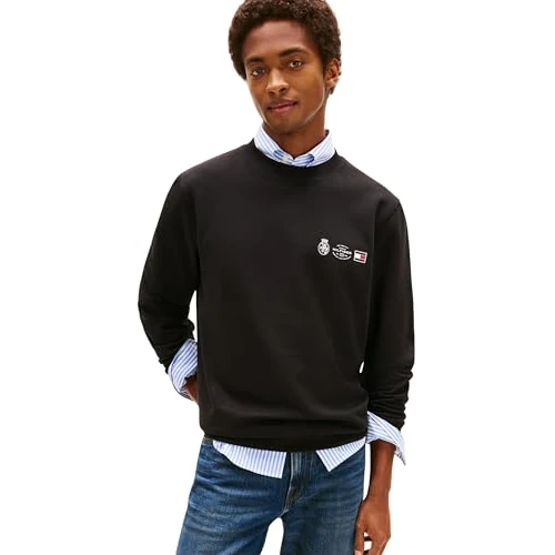 Limited offer: Tommy Hilfiger Men's Pullover Sweatshirt from 89.83 EUR to 57.49 EUR (save 36%)