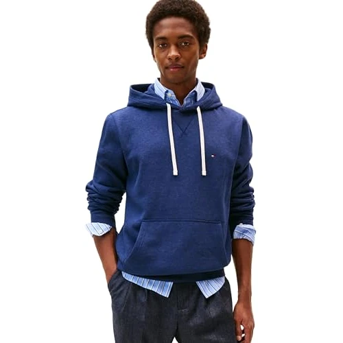 Beperkte aanbieding: Tommy Hilfiger Heren ESS SEASONAL FLEECE HOODY MW0MW39997 Pullover Hoodie, Blauw, XS, Blauw (Heathered Blue), XS van 62.25 EUR naar 62.25 EUR (besparing 0%)