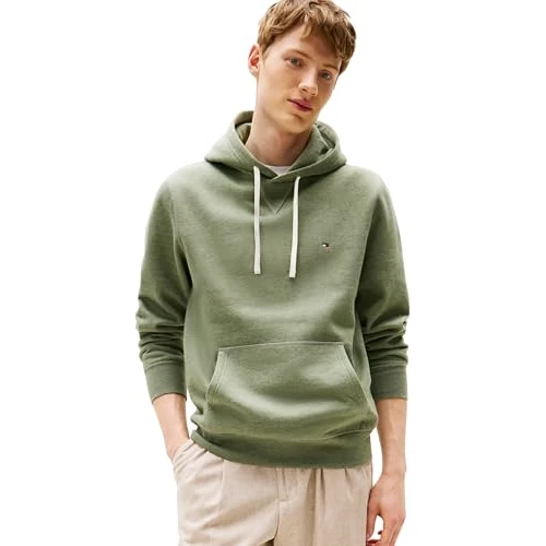 Limited offer: Tommy Hilfiger Men's Ess Seasonal Fleece Hoody Mw0mw39997 Pullover Hoodie (pack of 1) from 90.43 EUR to 85.00 EUR (save 6%)