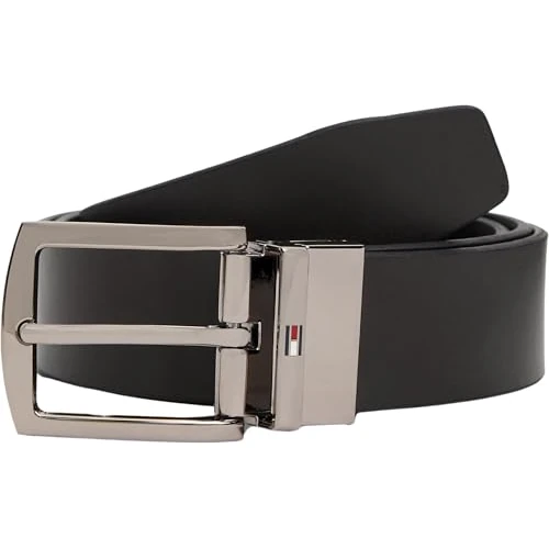 Offre limitée : Tommy Hilfiger Ceinture Homme Denton 3,5 cm Réversible, Marron (Testa Di Moro/Black), 80 cm de 64.90 € à 38.15 € (41% de remise)