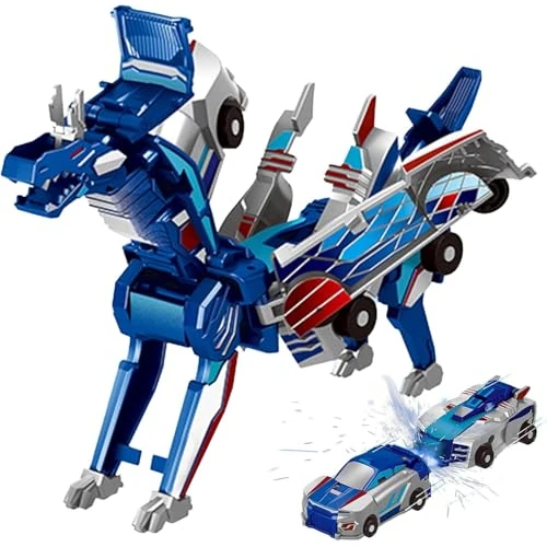 Offre limitée : Felly Voiture Enfant 2 3 4 5 6 Ans, Transformable de Jouet Robot Déformée, 2 Pièces Magnebot Voiture Combinée Déformation Collision, Jeu Garçons Filles, Cadeau Noel d'anniversaire pour Enfants de 15.99 € à 15.99 € (0.00% de remise)