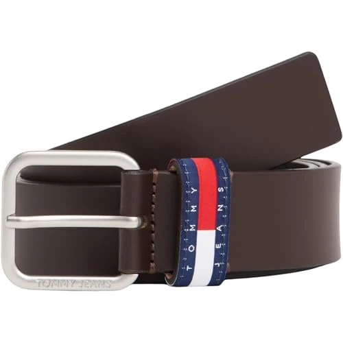 Zeitlich begrenztes Angebot: Tommy Jeans Herren Gürtel Ryan 3,5 cm Ledergürtel, Braun (Dark Brown), 95 cm von 23.00 € auf 20.65 € (10.22% Rabatt)